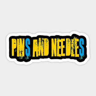 Pins and Needles Sticker